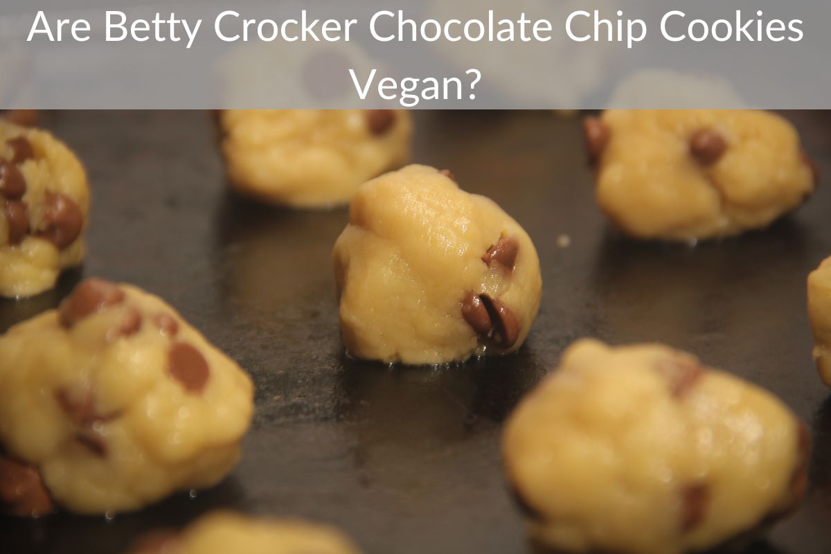 Are Betty Crocker Chocolate Chip Cookies Vegan?
