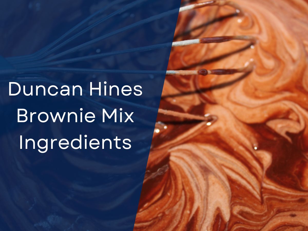 Duncan Hines Brownie Mix Ingredients