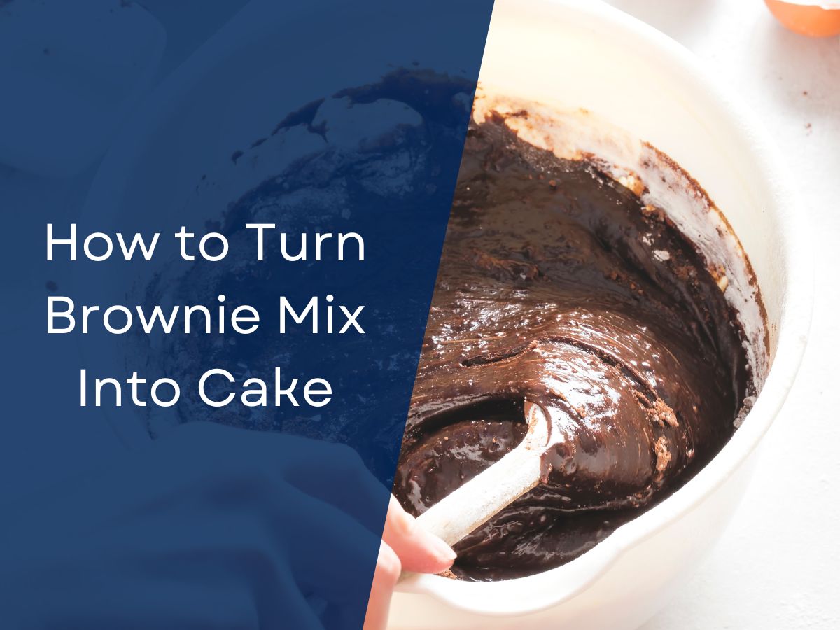 How to Turn Brownie Mix Into Cake